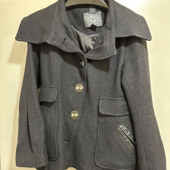 NWOT Stunning Designer Mackage Black Coat in Medium - Picture 13 of 14